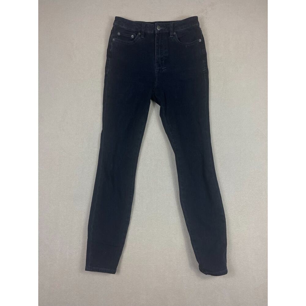 Ksubi Hi N Wasted Noir Flash Womens 26‎ Black Jeans Pockets Stretch